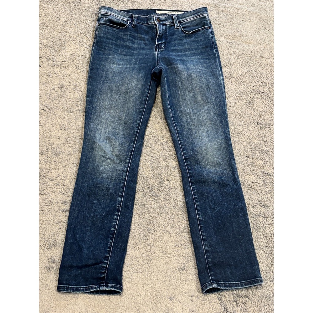 DKNY Jeans Womens 4 Skinny Stretch Blue Denim Dark Wash Casual Jeans